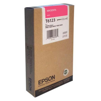 Epson T6123 (C13T612300) - cartridge, magenta (purpurová)