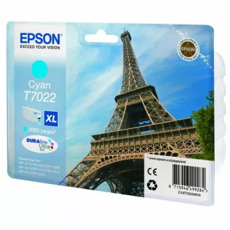Epson T7022 (C13T70224010) - cartridge, cyan (azurová)
