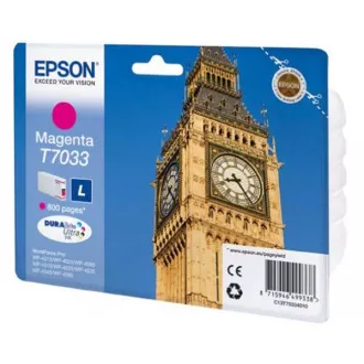 Epson T7033 (C13T70334010) - cartridge, magenta (purpurová) Epson T7033 (C13T70334010) - cartridge, magenta (purpurová)