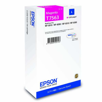 Epson T7563 (C13T756340) - cartridge, magenta (purpurová)