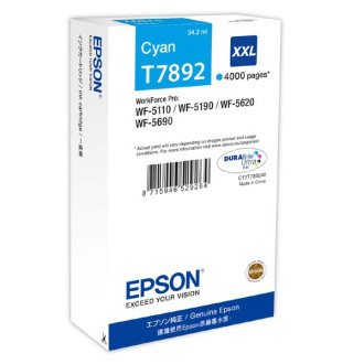 Epson T7892 (C13T789240) - cartridge, cyan (azurová)