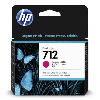 HP 712 (3ED68A) - cartridge, magenta (purpurová)