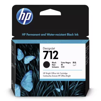 HP 712 (3ED71A) - cartridge, black (černá)