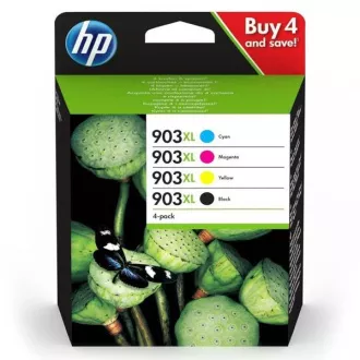 HP 903-XL (3HZ51AE) - cartridge, black + color (černá + barevná)