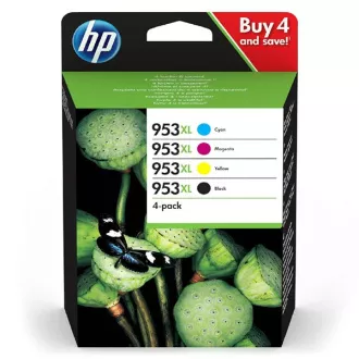 HP 953-XL (3HZ52AE#301) - cartridge, black + color (černá + barevná)