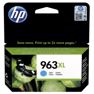 HP 963-XL (3JA27AE) - cartridge, cyan (azurová)
