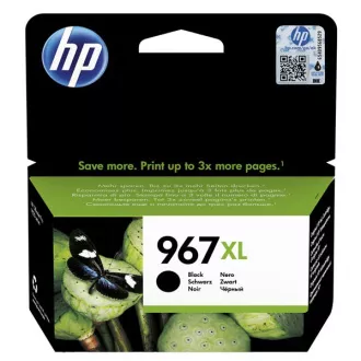 HP 967 (3JA31AE#301) - cartridge, black (černá) HP 967 (3JA31AE#301) - cartridge, black (černá)