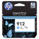 HP 912 (3YL77AE#301) - cartridge, cyan (azurová)