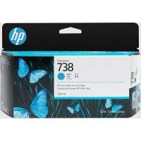 HP 738 (498N5A) - cartridge, cyan (azurová)