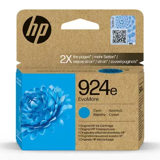HP 924e (4K0U7NE) - cartridge, cyan (azurová)