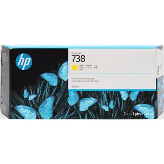 HP 738 (676M8A) - cartridge, yellow (žlutá)