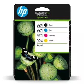 HP 924 (6C3Z1NE#301) - cartridge, black + color (černá + barevná)
