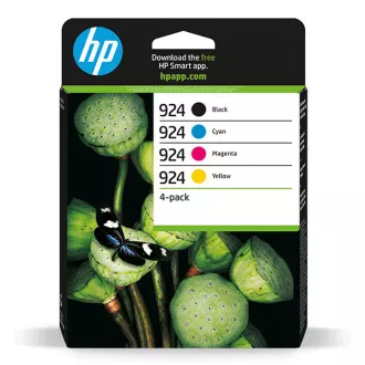 HP 924 (6C3Z1NE) - cartridge, black + color (černá + barevná)