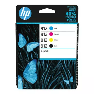HP 912 (6ZC74AE#301) - cartridge, black + color (černá + barevná) multipack
