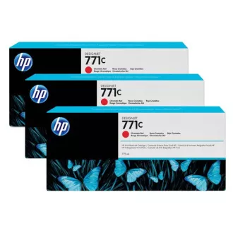 HP 771C (B6Y32A) - cartridge, red (červená) 3ks