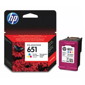 HP 651 (C2P11AE#302) - cartridge, color (barevná)