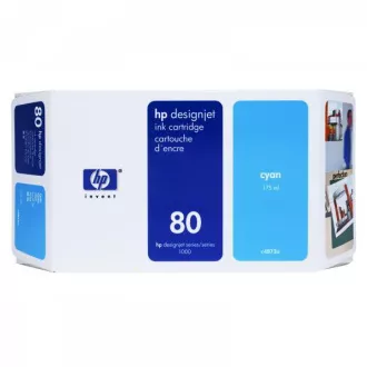 HP 80 (C4846A) - cartridge, cyan (azurová) HP 80 (C4846A) - cartridge, cyan (azurová)