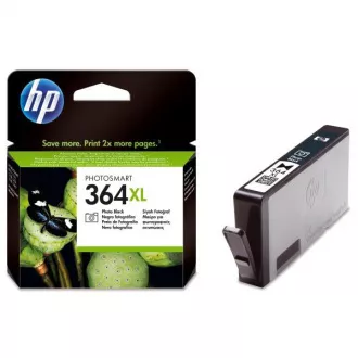 HP 364-XL (CB322EE#241) - cartridge, photoblack (fotočerná)