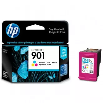 HP 901 (CC656AE) - cartridge, color (barevná) HP 901 (CC656AE) - cartridge, color (barevná)