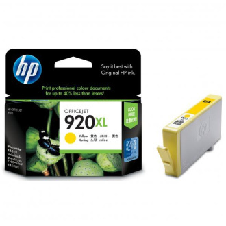 HP 920-XL (CD974AE) - cartridge, yellow (žlutá)