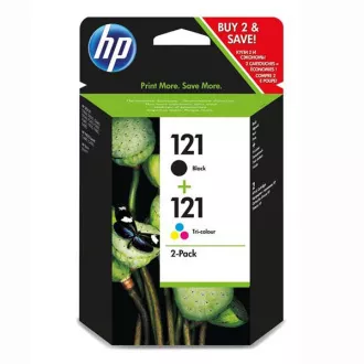HP 121 (CN637HE#301) - cartridge, color (barevná)