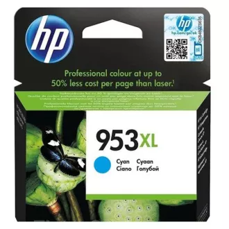 HP 953-XL (F6U16AE) - cartridge, cyan (azurová)