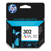 HP 302 (F6U65AE#301) - cartridge, color (barevná)