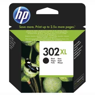 HP 302-XL (F6U68AE#301) - cartridge, black (černá) HP 302-XL (F6U68AE#301) - cartridge, black (černá)
