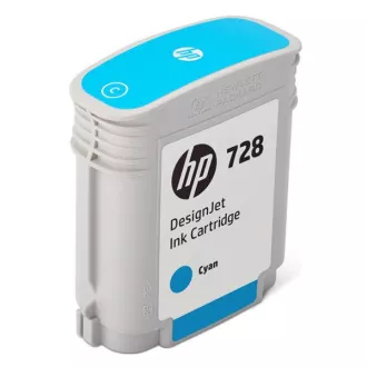 HP 728 (F9J63A) - cartridge, cyan (azurová)