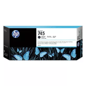 HP 745 (F9K05A) - cartridge, matt black (matně černá)