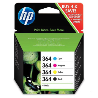 HP 364 (N9J73AE) - cartridge, black + color (černá + barevná)