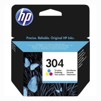 HP 304 (N9K05AE) - cartridge, color (barevná)