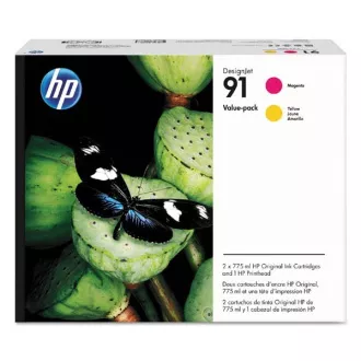 HP 91 (P2V36A) - tisková hlava, magenta (purpurová)