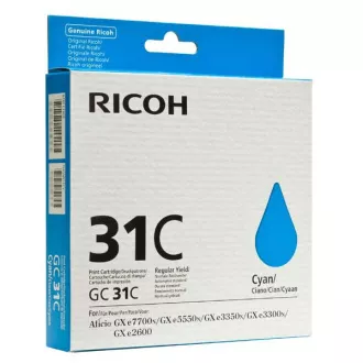 Ricoh 405689 - cartridge, cyan (azurová)