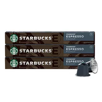 Kávové kapsle Starbucks Nespresso espresso, roast, 12x10 kapslí, velkoobchodní balení karton