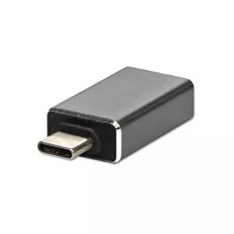USB redukce, (3.1), USB C samec - USB A samice, kovová