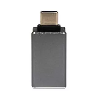 USB redukce, (3.1), USB C samec - USB A samice, kovová