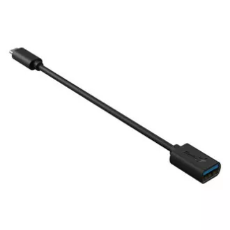 USB redukce, (3.0), USB C samec - USB A samice, černá, Genius USB 3.0, až 5Gbps