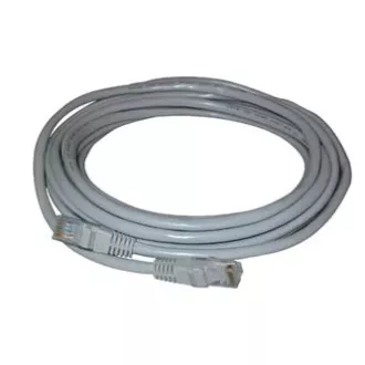 Síťový LAN kabel UTP patchcord, Cat.5e, RJ45 samec - RJ45 samec, 1 m, nestíněný, šedý, economy Síťový LAN kabel UTP patchcord, Cat.5e, RJ45 samec - RJ45 samec, 1 m, nestíněný, šedý, economy