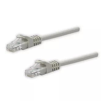 Síťový LAN kabel UTP patchcord, Cat.5e, RJ45 samec - RJ45 samec, 5 m, nestíněný, šedý, čistá měď, economy Síťový LAN kabel UTP patchcord, Cat.5e, RJ45 samec - RJ45 samec, 5 m, nestíněný, šedý, čistá měď, economy