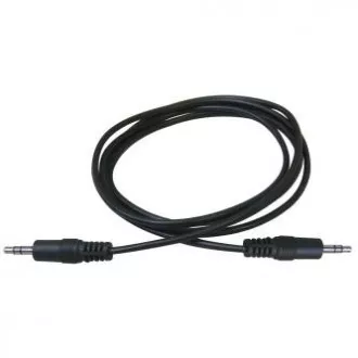 Audio kabel Jack (3.5mm) samec - Jack (3.5mm) samec, 5m, černá