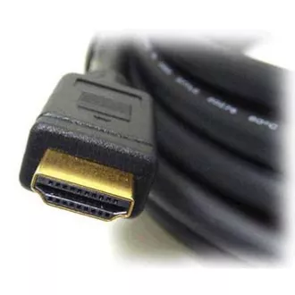 Video kabel HDMI samec - HDMI samec, HDMI 1.4 - High Speed with Ethernet, 10m, pozlacené konektory, černý