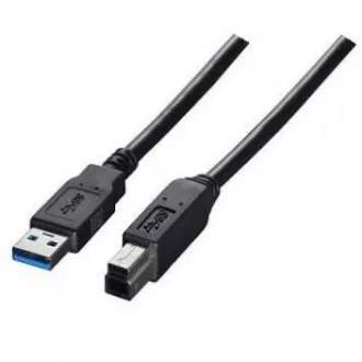USB kabel (3.0), USB A samec - USB3.0 B samec, 1.8m, černý USB kabel (3.0), USB A samec - USB3.0 B samec, 1.8m, černý