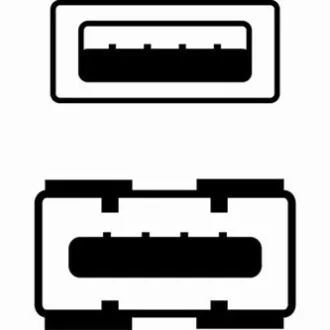 USB prodlužka (2.0), USB A samec - USB A samice, 1.8m, černá