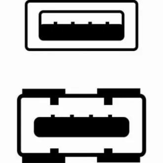 Logo USB prodlužka (2.0), USB A samec - USB A samice, 3m, černá, blistr