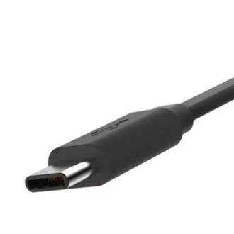 USB kabel (2.0), USB A samec - USB C samec, 1m, černý