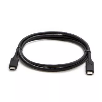USB kabel (3.2 gen 2), USB C samec - USB C samec, 1m, 10 Gb/s, 5V/3A, černý, DOPRODEJ