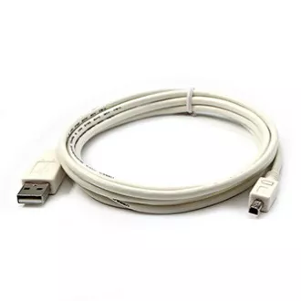 USB kabel (2.0), USB A samec - 4-pin samec, 1.8m, bílý, MITSUMI, DOPRODEJ