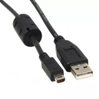USB kabel (2.0), USB A samec - 14-pin samec, 26718, 1.8m, černý, FUJI, DOPRODEJ