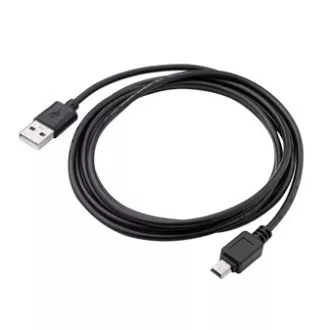 Logo USB kabel (2.0), USB A samec - miniUSB samec, 1.8m, černý, blistr